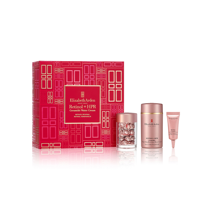 Elizabeth Arden 雅頓粉膠三件套（粉膠30粒+粉膠面霜50ml+粉膠眼霜5ml）紅盒