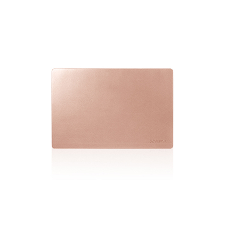 Esense 時尚玩家桌墊鼠墊 (黑色/櫻花粉) 皮革防水耐髒