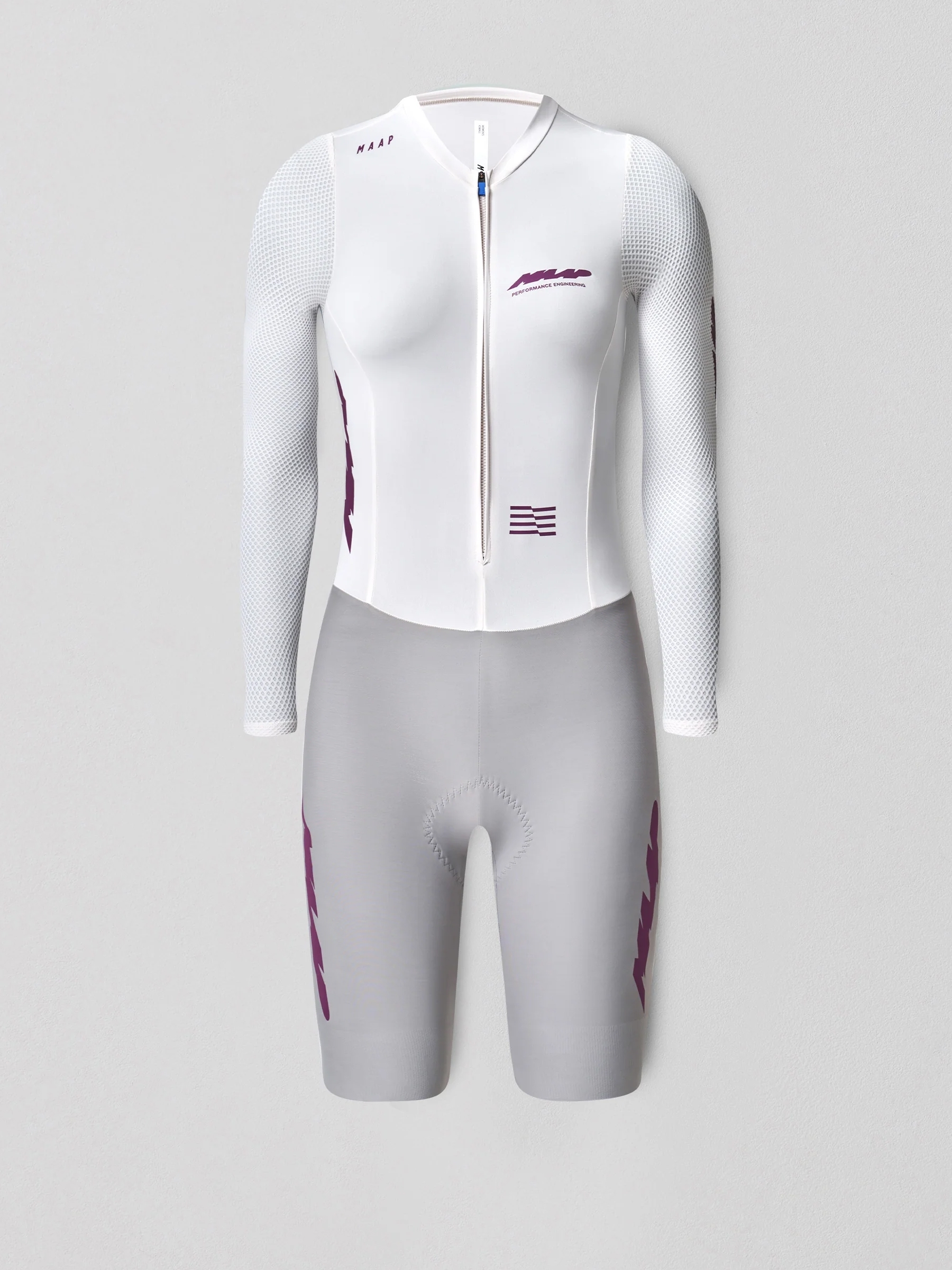 【MAAP】W's Eclipse Pro LS Race Suit 女長連身車衣 / Antarctica Titanium