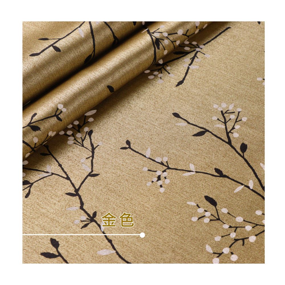 手工製作│遮光窗簾│半窗落地窗│金采綻放│織帶│2色2尺寸