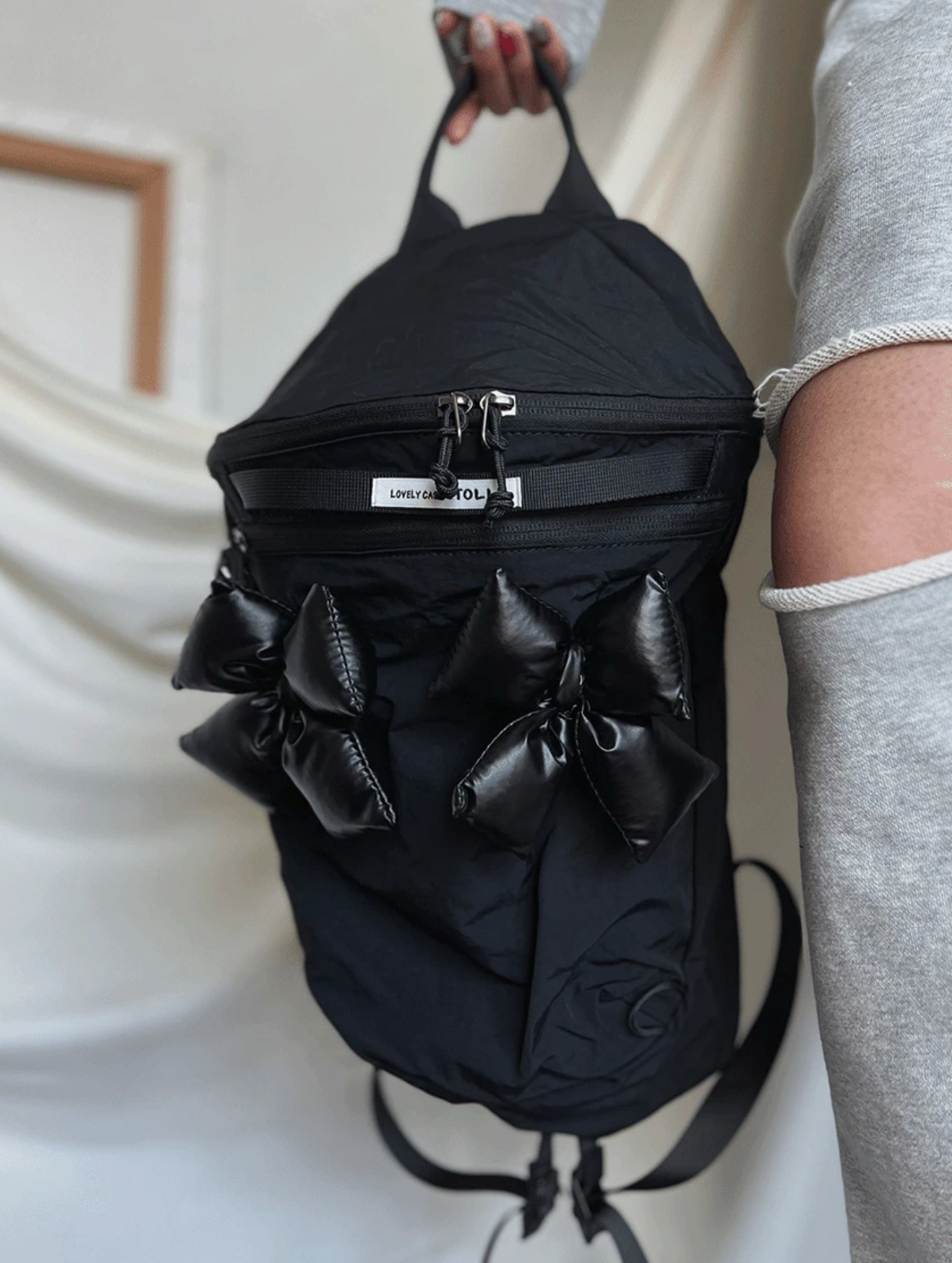 蝴蝶結/花花書包