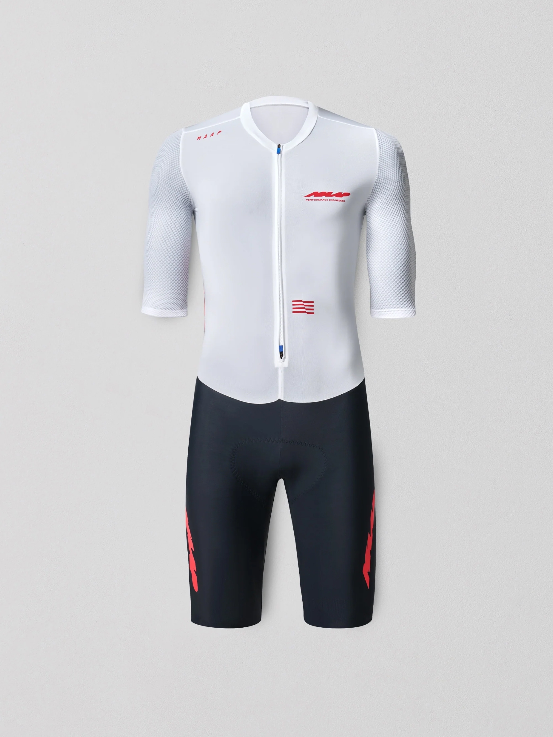 【MAAP】Eclipse Pro Race Suit 男短連身車衣 / White Infrared