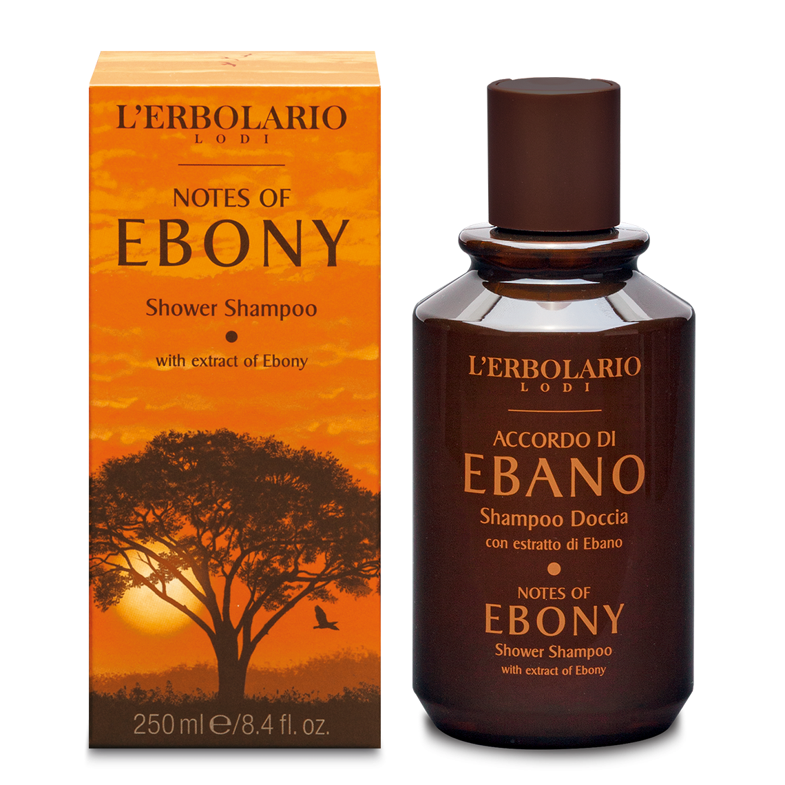 黑檀木柔潤沐浴洗髮露