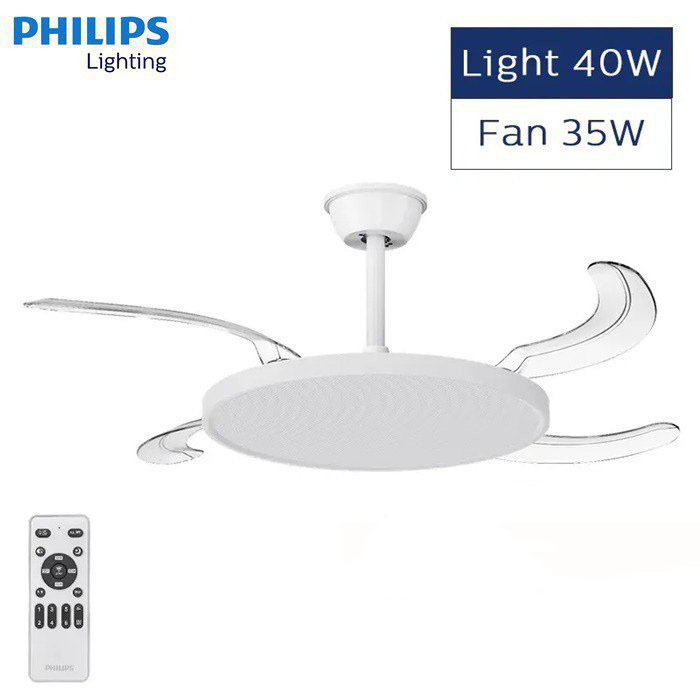 飛利浦 Philips XF100 超薄全光譜LED天花吊扇風扇燈(45吋)