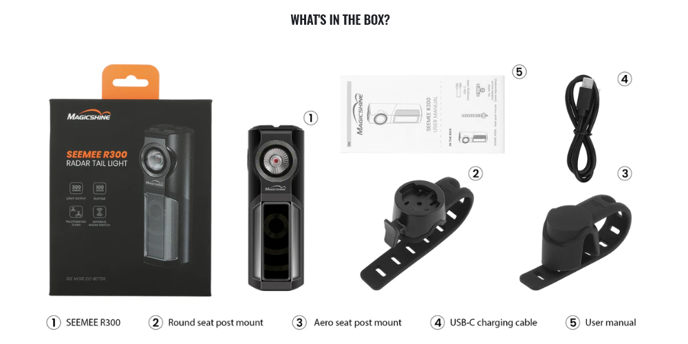 Magicshine SEEMEE R300 Smart Radar Taillight