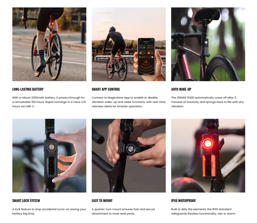 Magicshine SEEMEE R300 Smart Radar Taillight