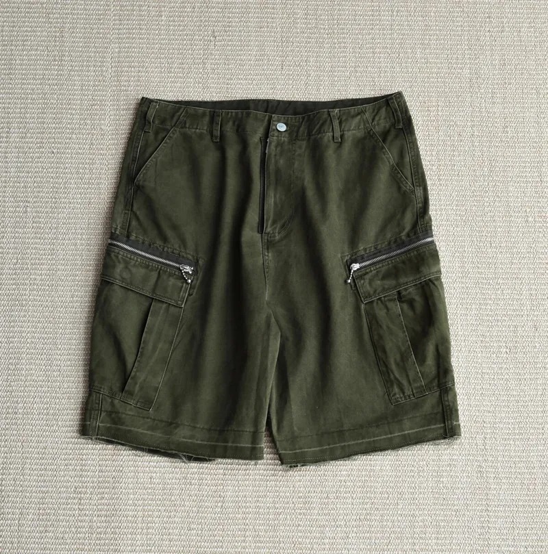 LAPRIMA 外置拉鍊多袋水洗工裝短褲