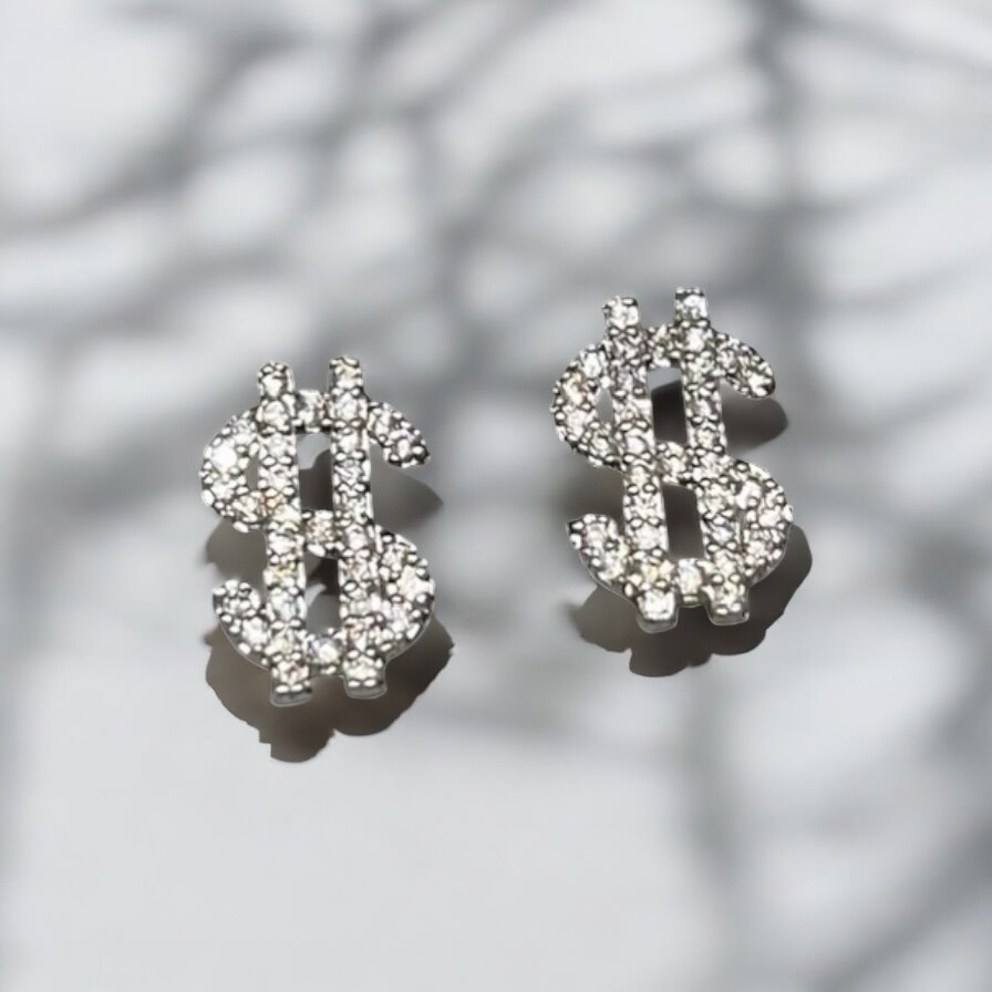 Money Symbol Earrings