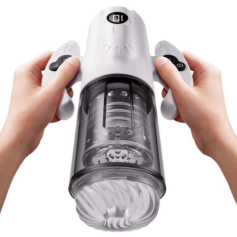 EROCOME - Gemin Auto Thrusting Masturbator White