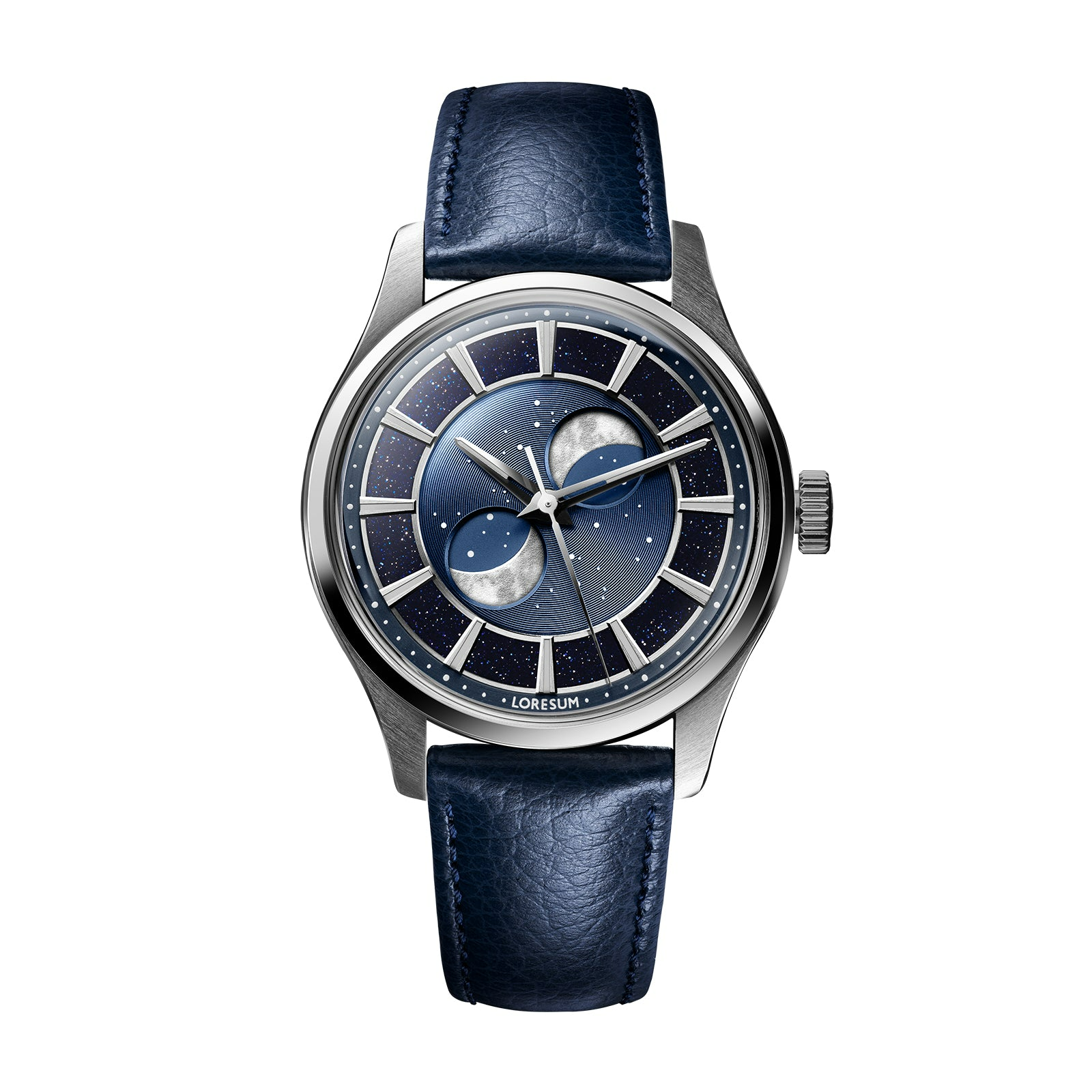 LS05 Double Moonphase Galactic Blue LS05-BL