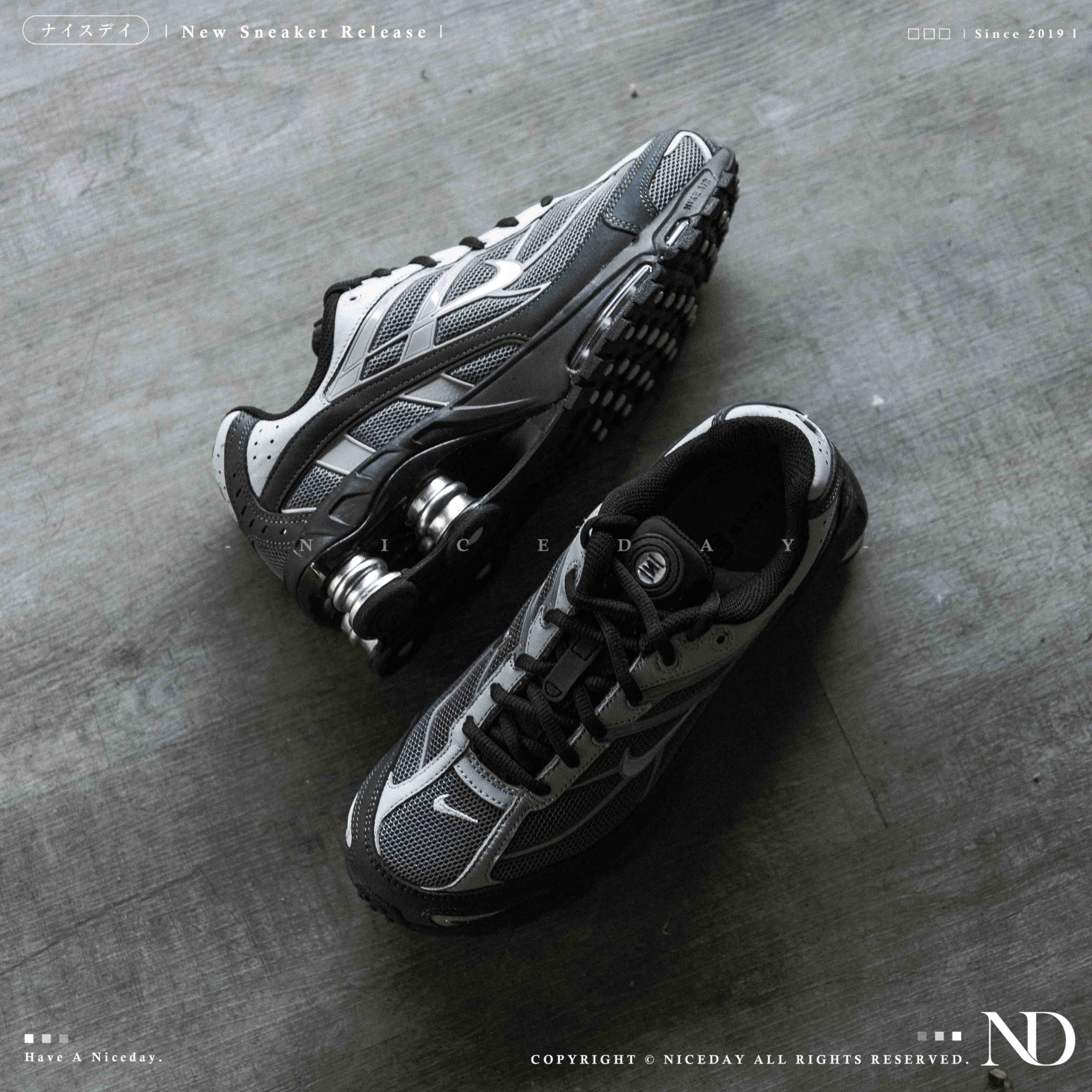 NICEDAY 代購 Nike Shox Ride 2 Light Grey 亮灰 黑灰 黑色 灰色 拼接 氣墊 IB4470-099