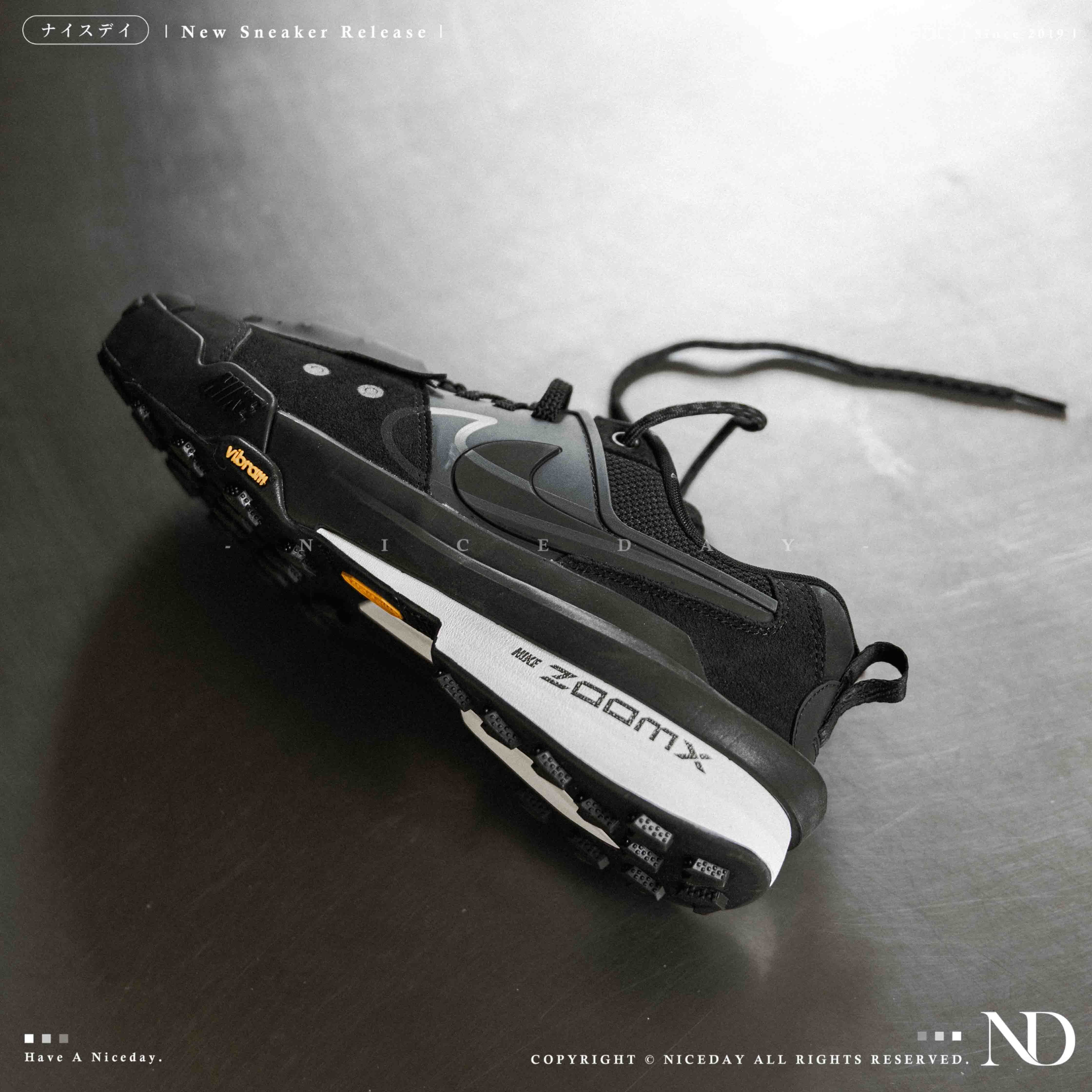 NICEDAY 代購 sacai x Nike Zegamadome SP 聯名 黑色 黑魂 全黑 解構 復古 HQ8618-001