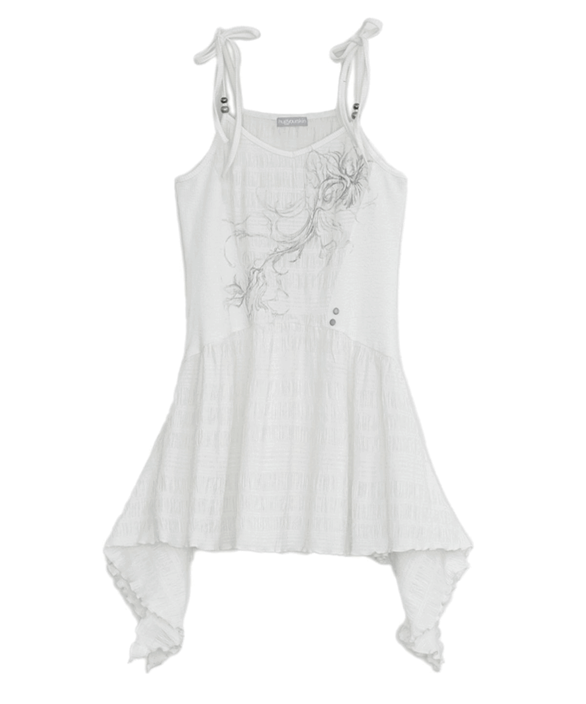 【hug your skin】25ss Flayered v-neck sleeveless HUG YOUR SKIN) Flayered v-neck sleeveless - 2col