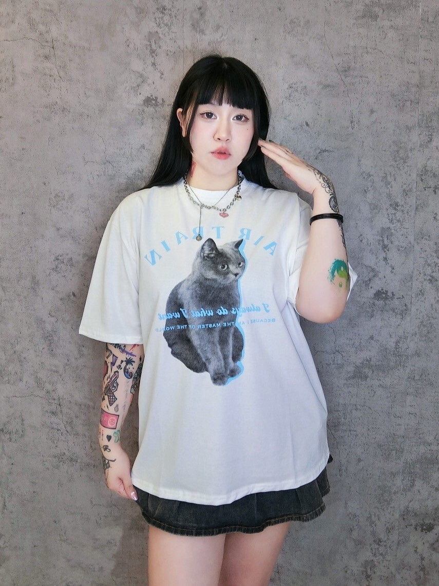 街頭噴漆風貓咪大T