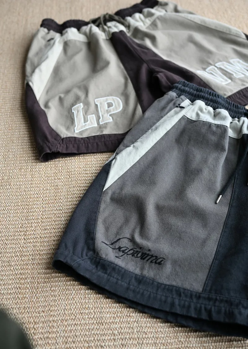 LAPRIMA 染色水洗珠帆短褲