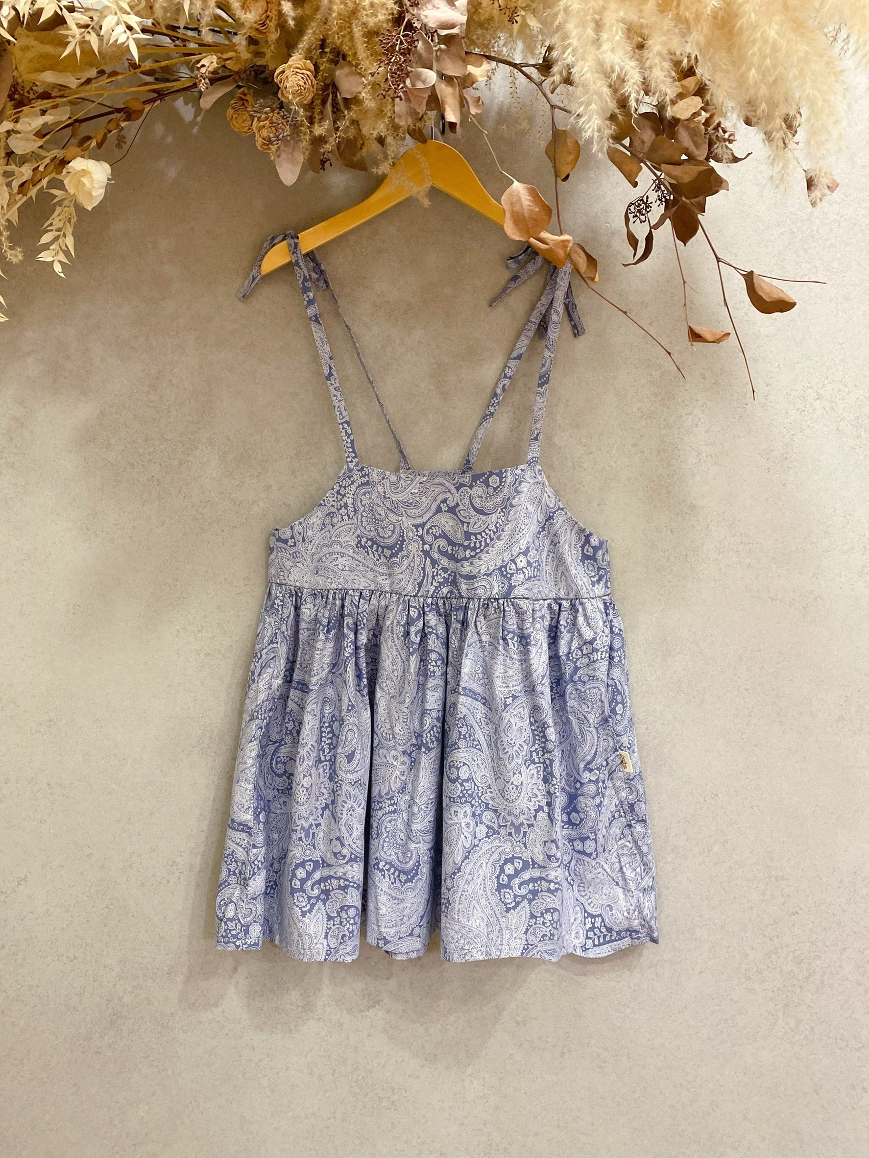 燙銀禪繞畫 媽咪吊帶短洋裝