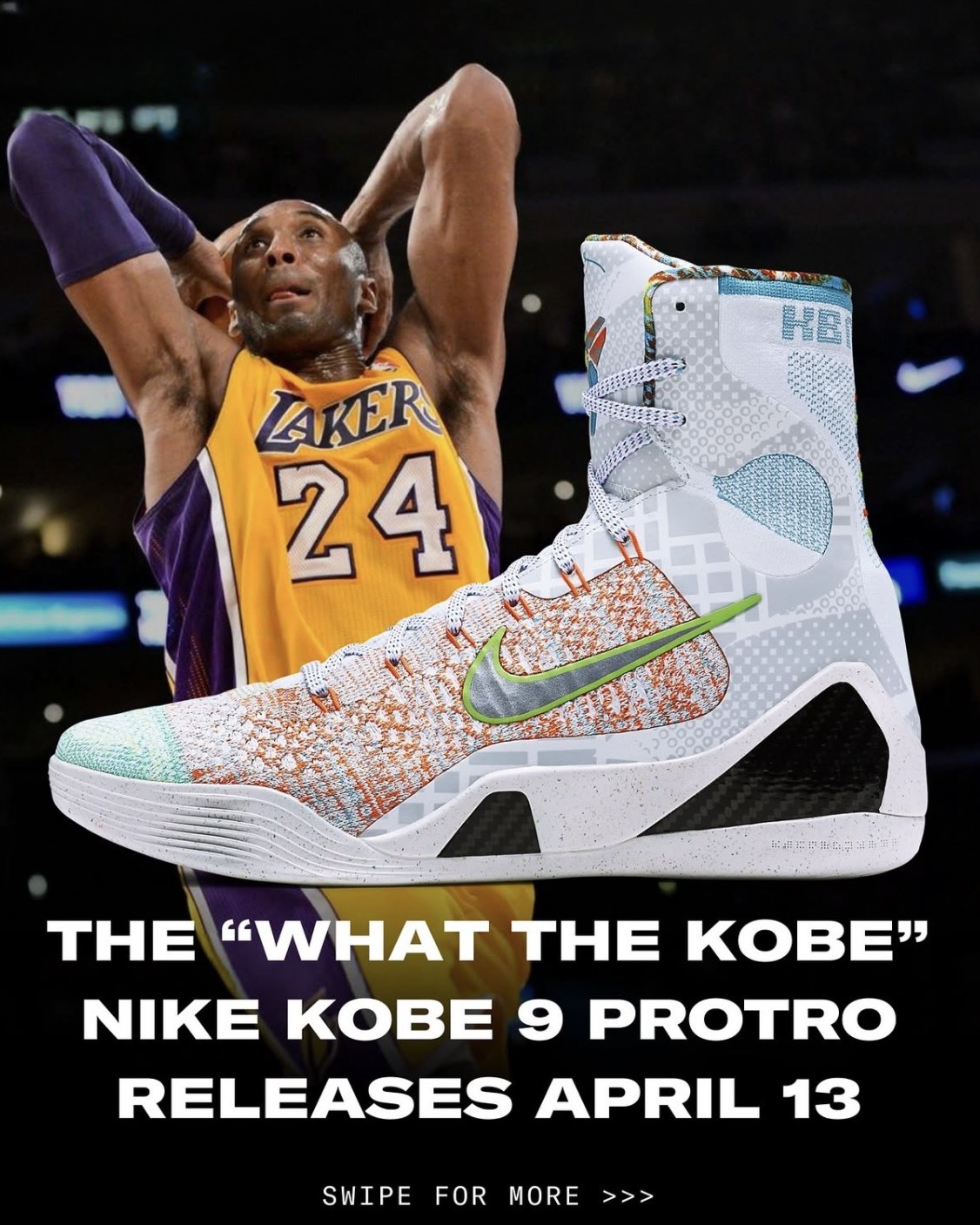 Nike Kobe 9 Protro Elite High What The Kobe FZ7335-101