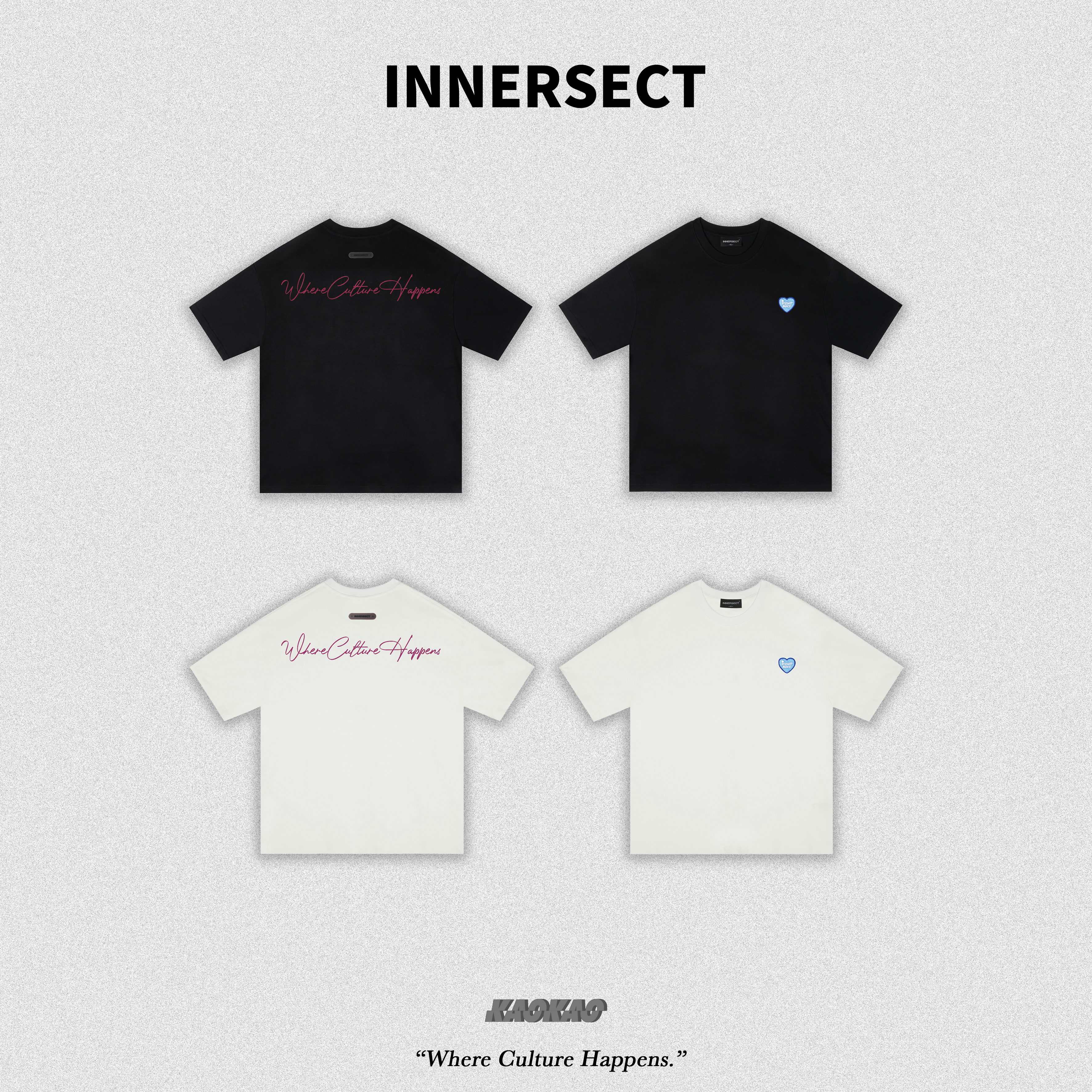 INNERSECT 三生萬物 心碎旅店 情人粉色款 印花短T INN25SSTTE602