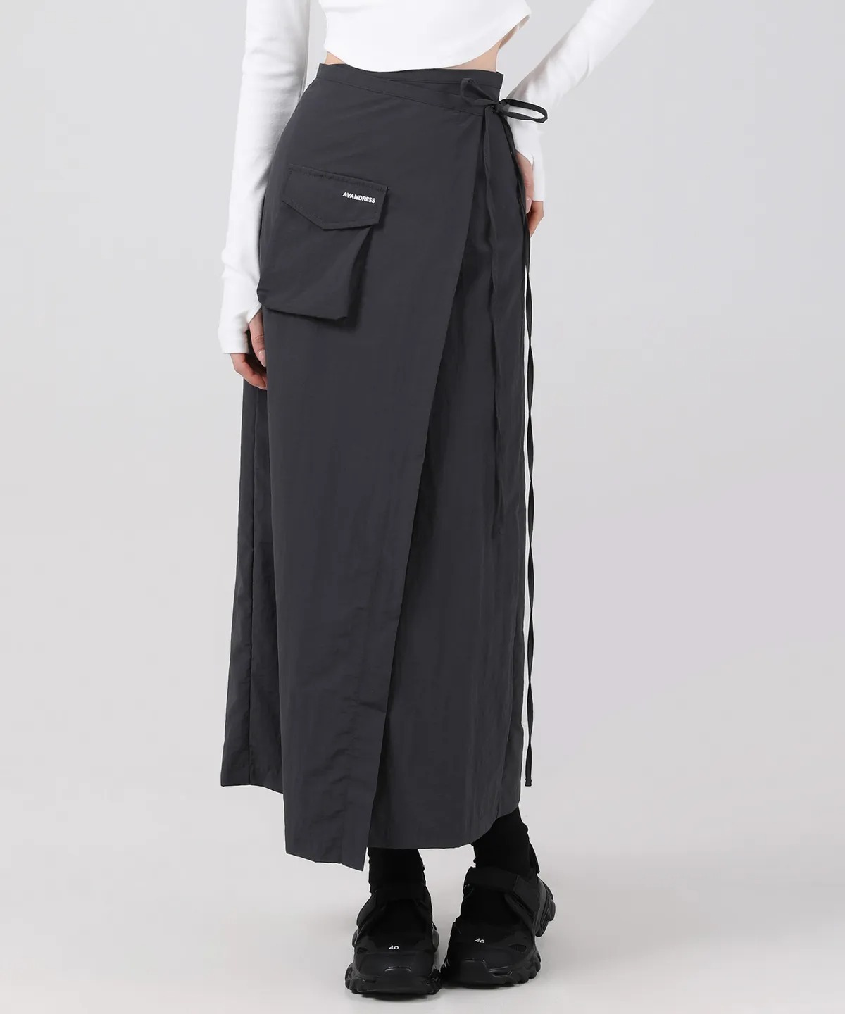 AVANDRESS Greta Pocket Wrap Skirt
