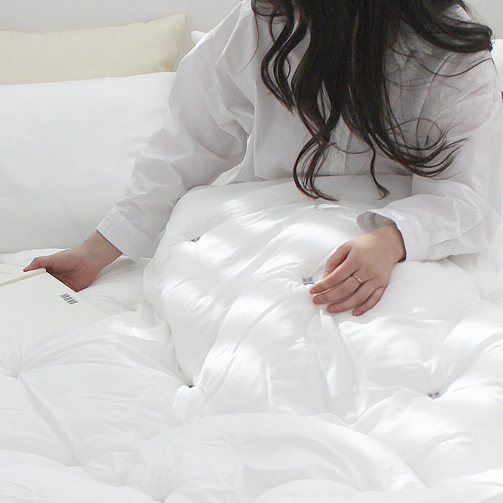 KQ4310 暖暖四方刺繡 (天絲莫代爾) *四季款被*