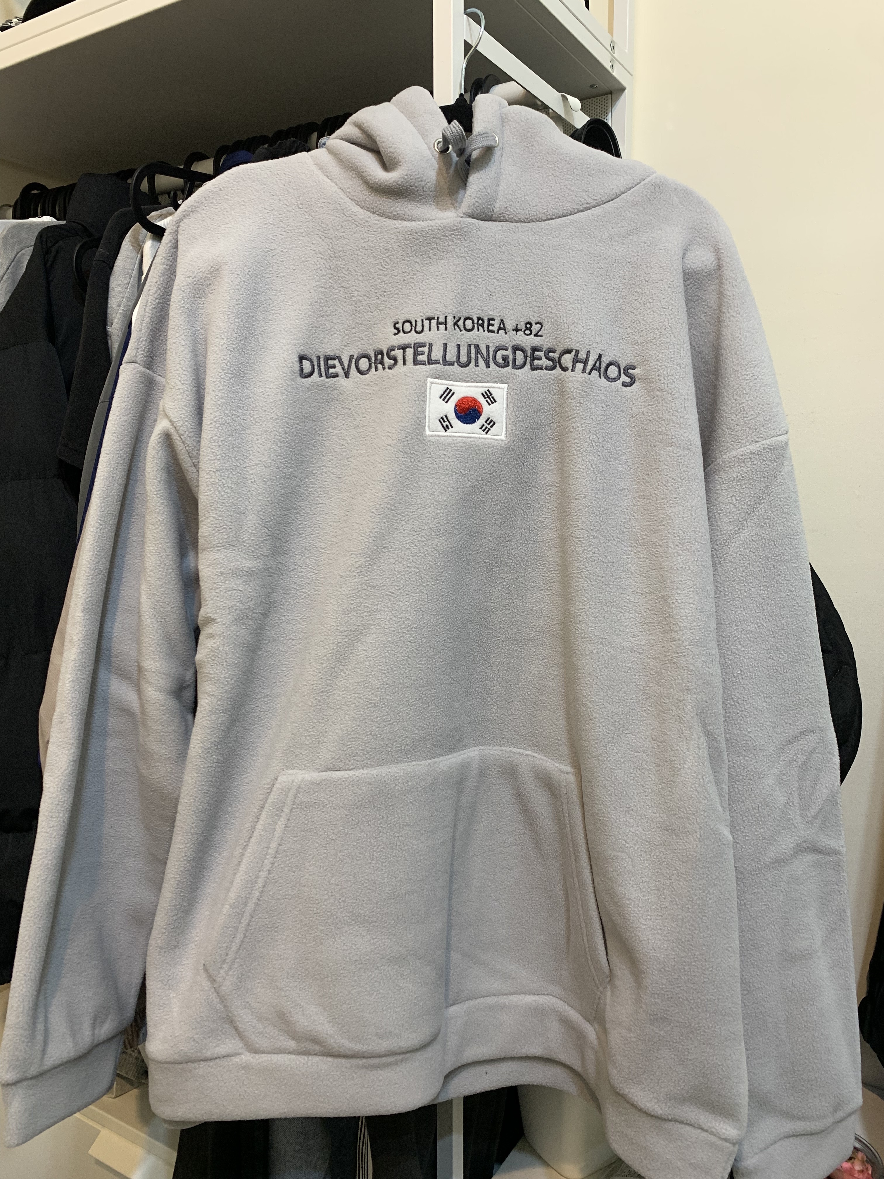 韓國 國旗 搖粒絨 帽踢