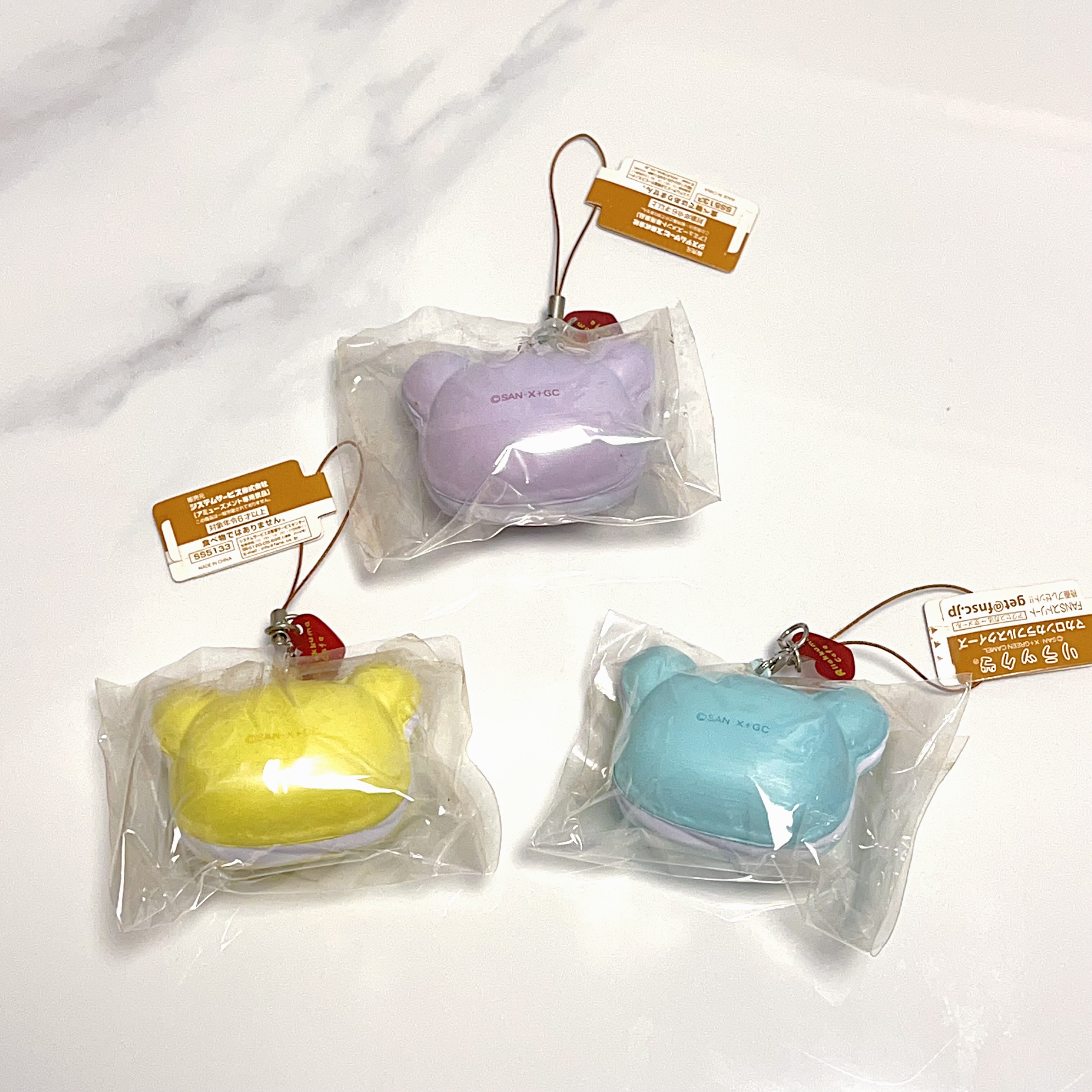 Rilakkuma rainbow macaroon squishy