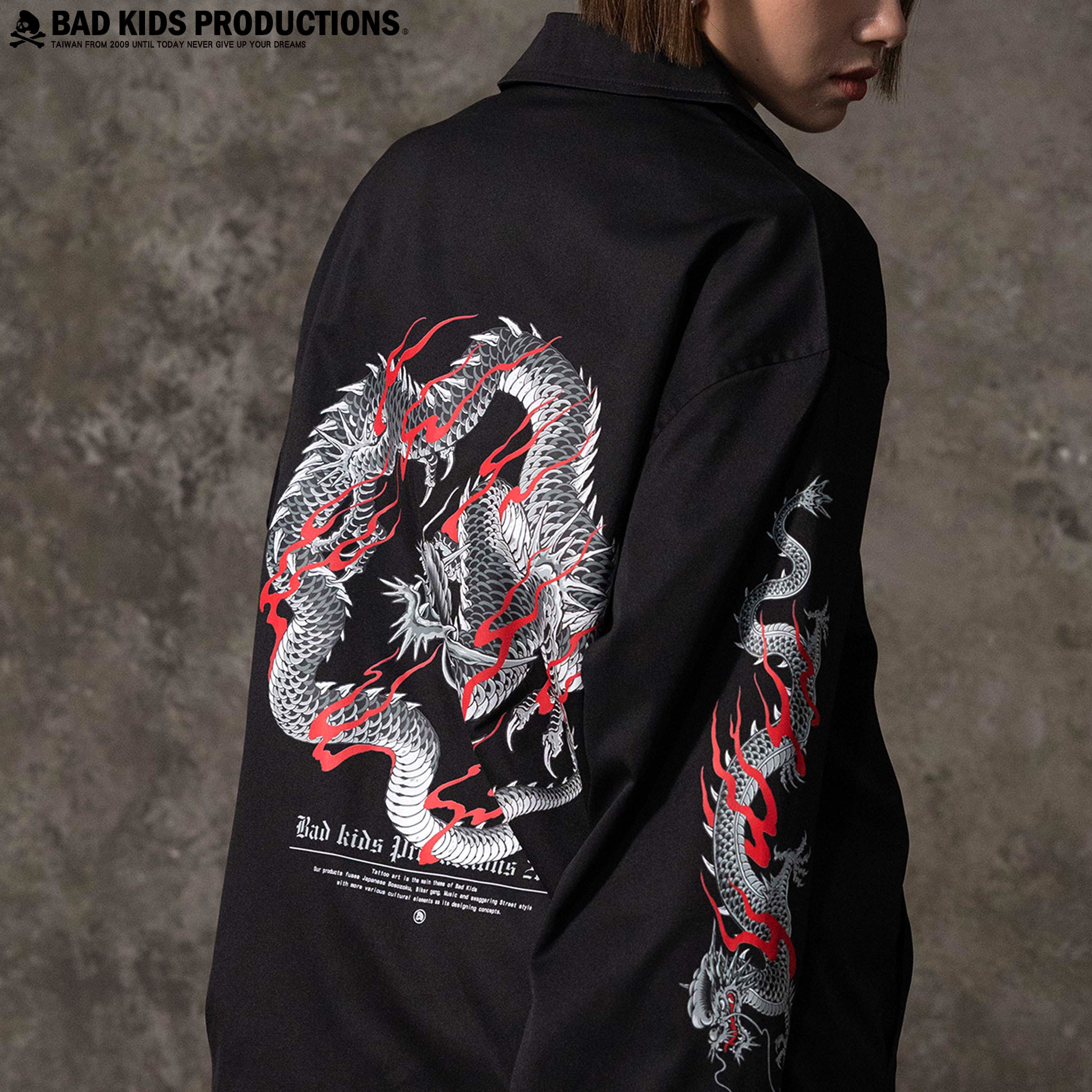 BAD KIDS 惡童 25S/S Rolling dragon coach Jacket
