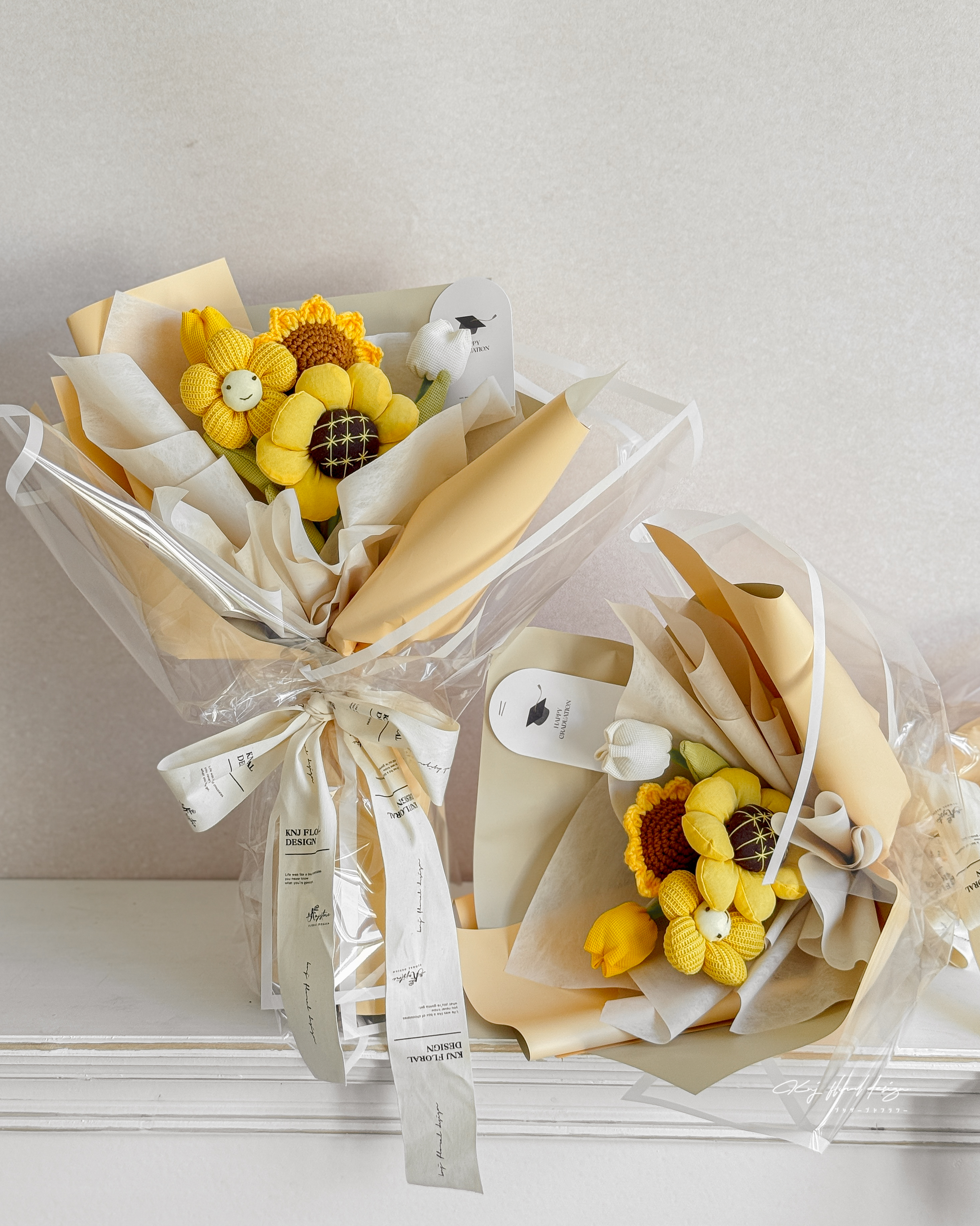 向陽布藝太陽花束