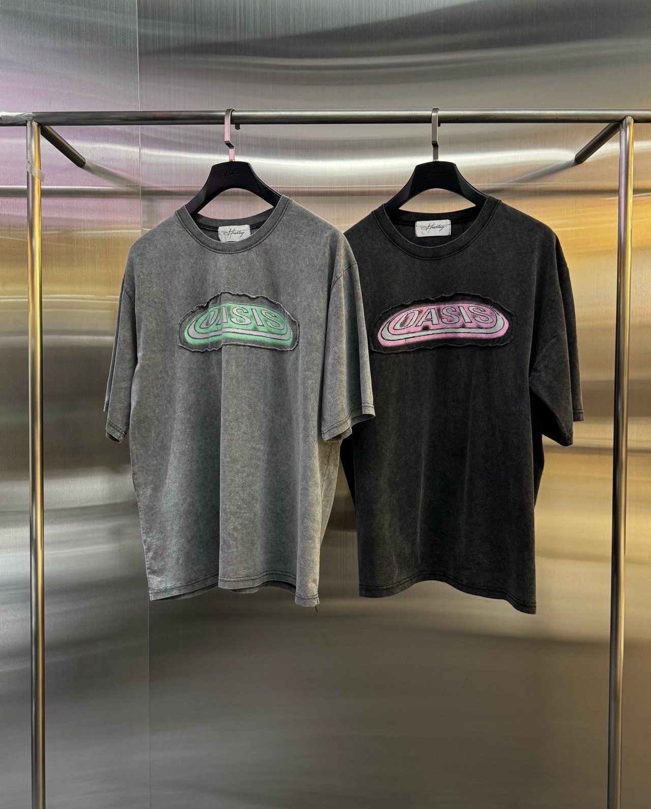 洗水英文字短袖Tee Hashtag-033T