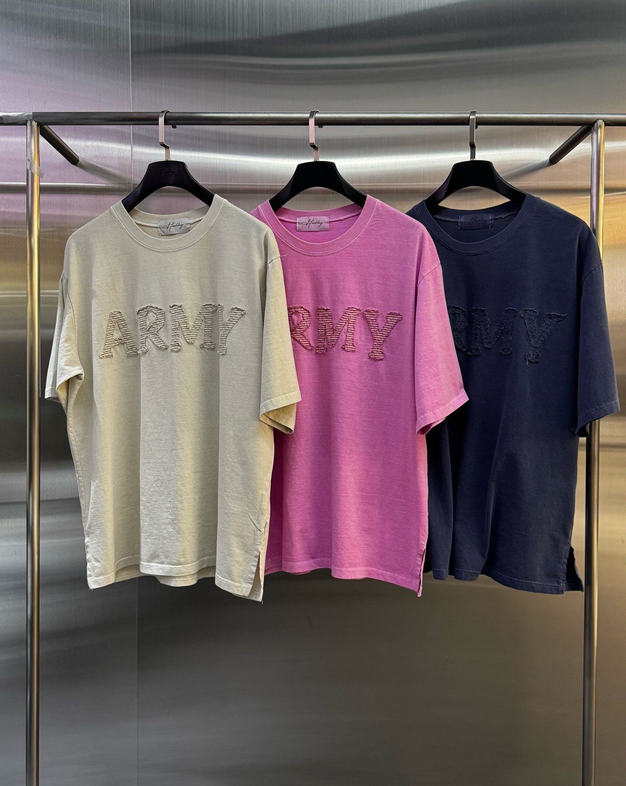 洗水英文字短袖Tee Hashtag-035T