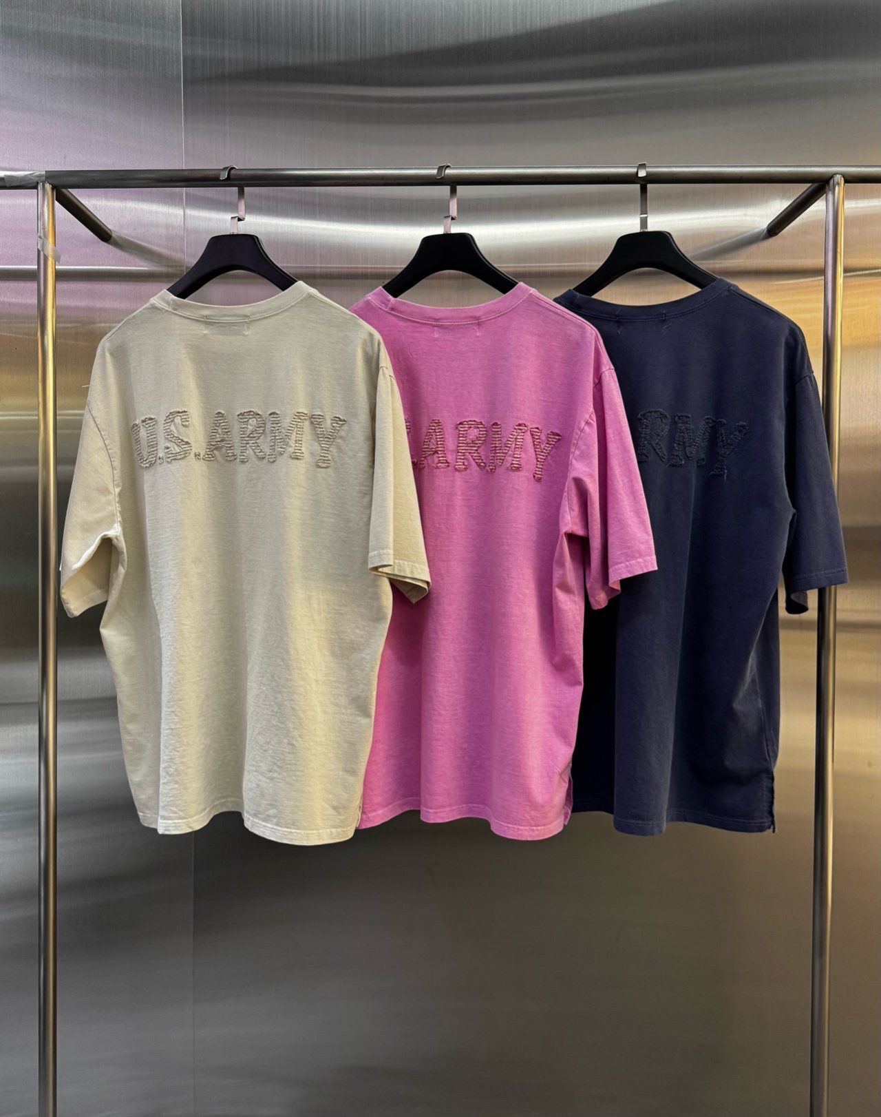 洗水英文字短袖Tee Hashtag-035T