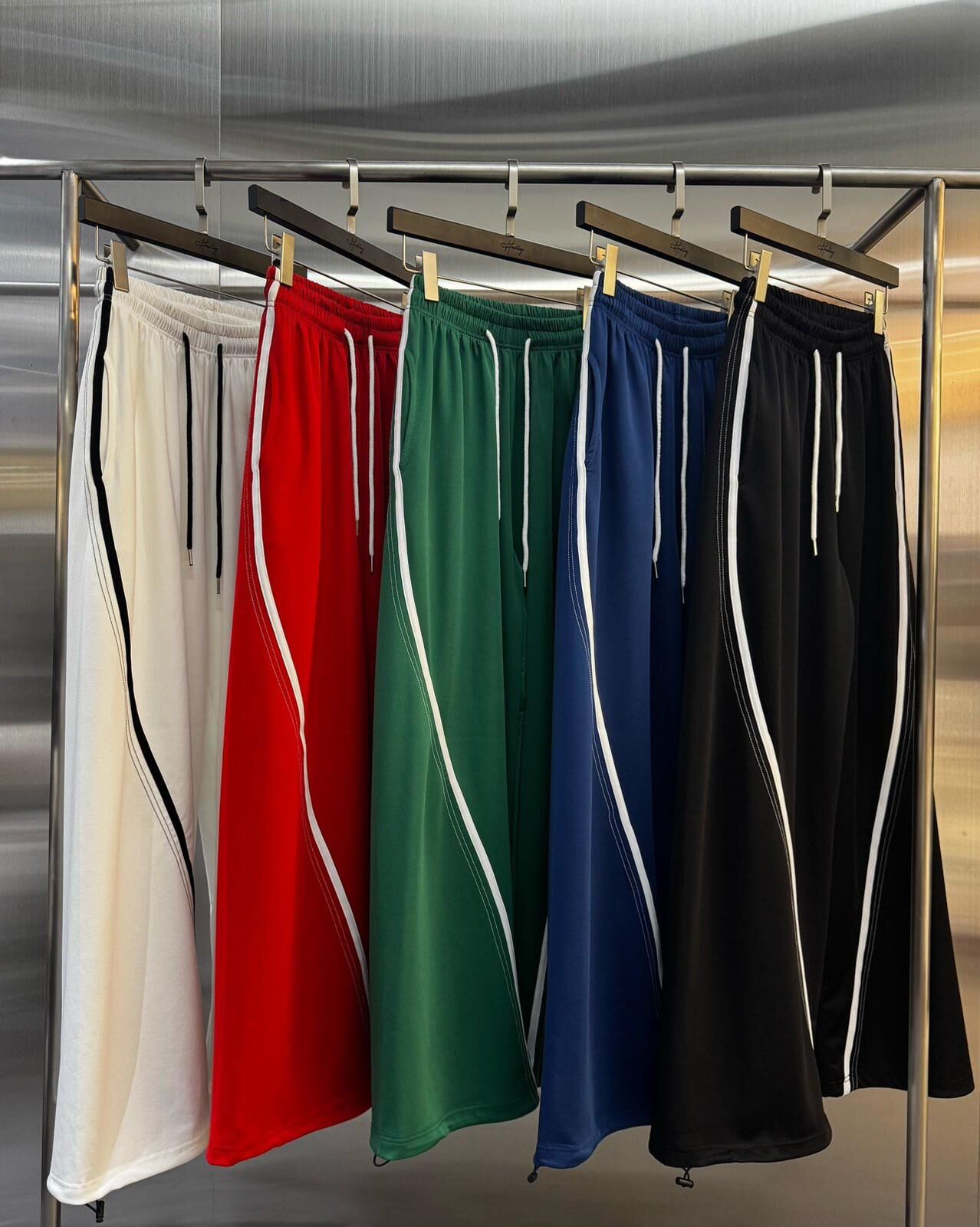 拼線鬆身運動褲 Hashtag-025P