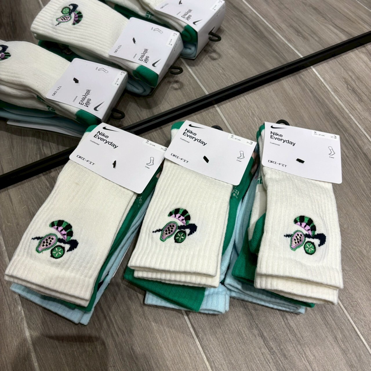 Nike Everyday Plus襪子三入組 水果造型 長襪 HM6946-901