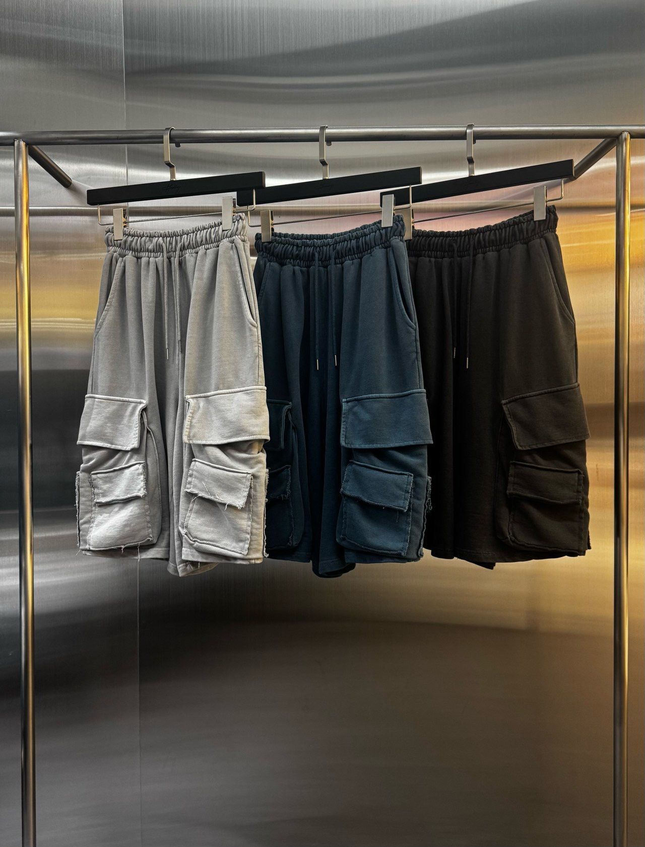 淨色工裝短褲 Hashtag-040P