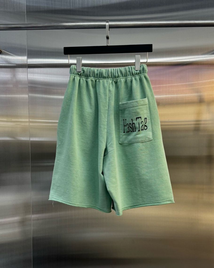 洗水英文字短褲 Hashtag-041P
