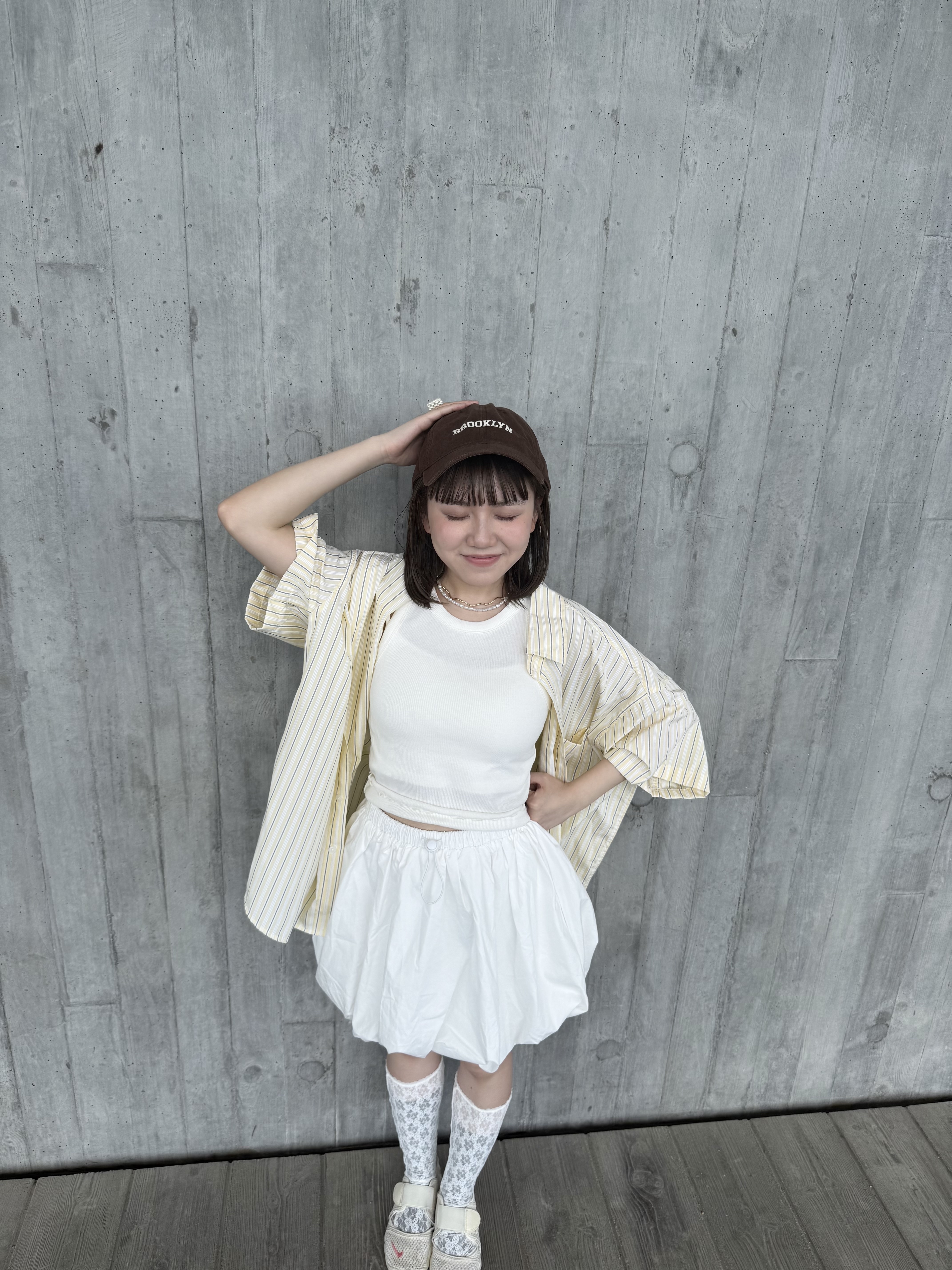 自肥 有質感泡泡裙褲