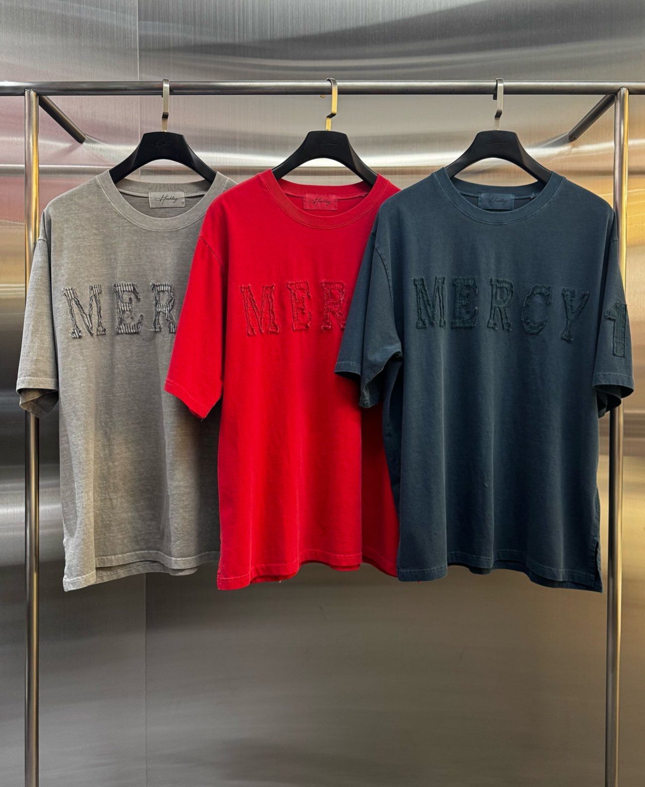 洗水英文字短袖Tee Hashtag-043T