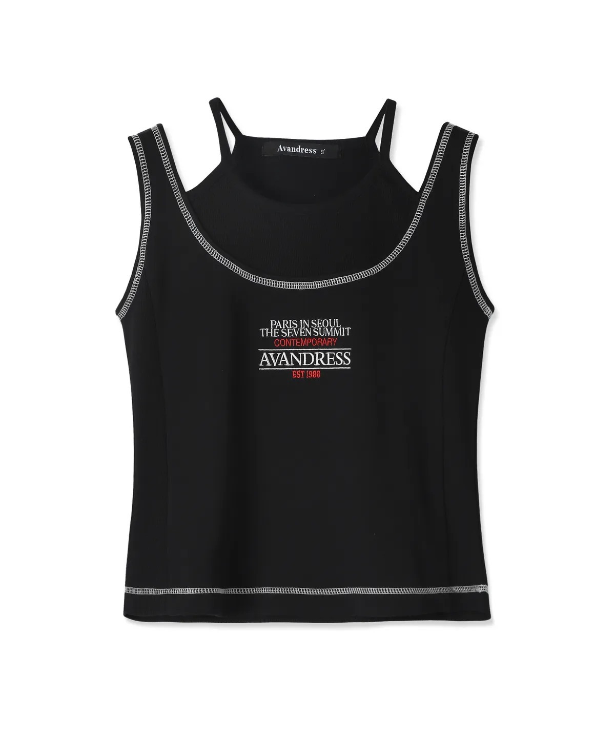 [AVANDRESS] ★25SS★ Parisian Layered Sleeveless /韓国人気 AVANDRESS Parisian Layered Sleeveless