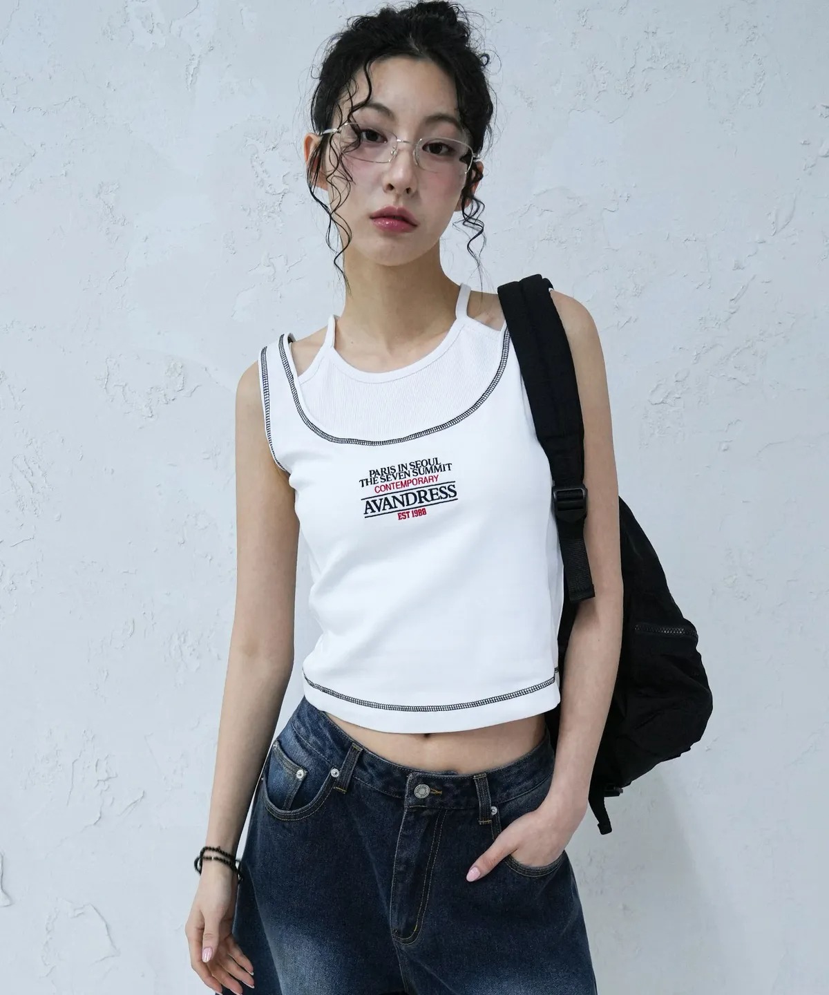 [AVANDRESS] ★25SS★ Parisian Layered Sleeveless /韓国人気 MUSINSA | AVANDRESS Parisian Layered Sleeveless - 3COL