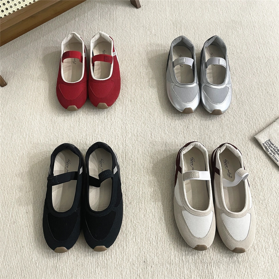 (米40.紅39)瑪莉珍一字鬆緊休閒鞋