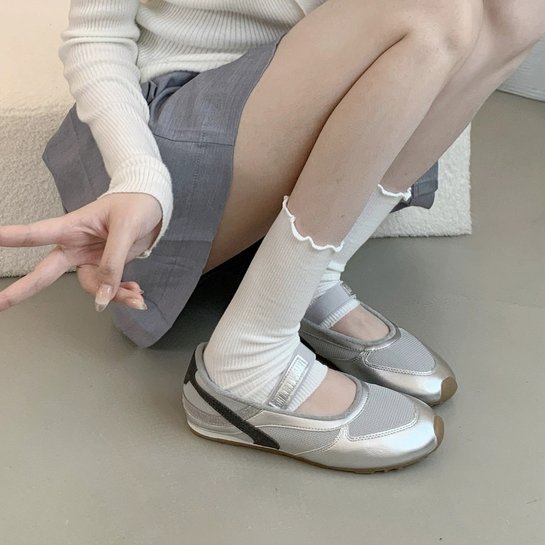 (米40.紅39)瑪莉珍一字鬆緊休閒鞋