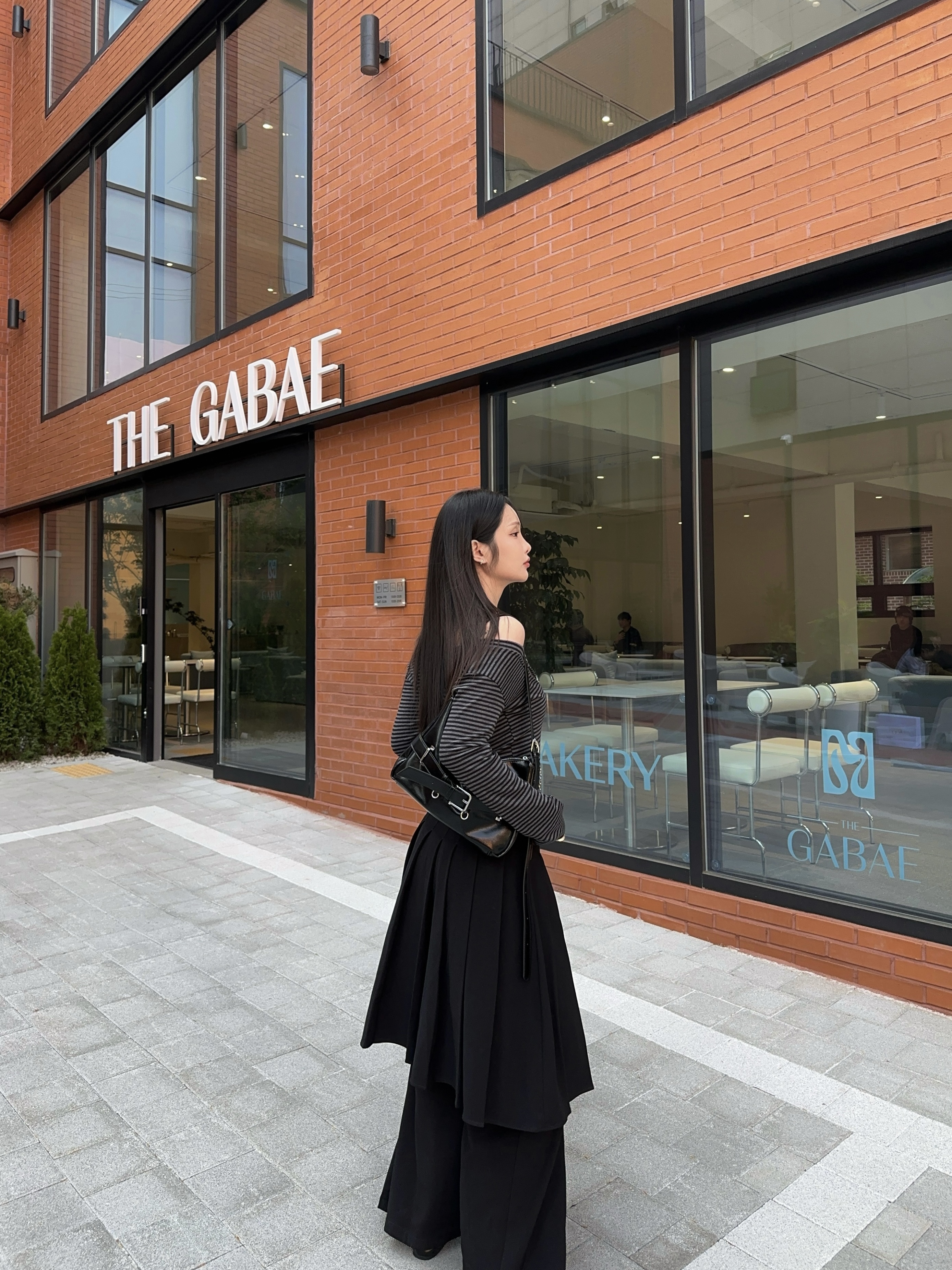 【現貨】T14 高磅質感 百褶裙西褲 (黑S)