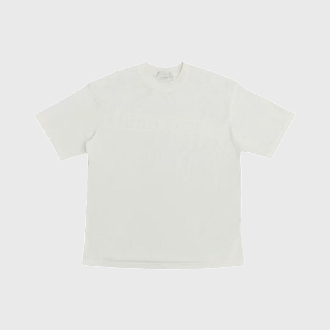 End Fear簍空貼布繡短T