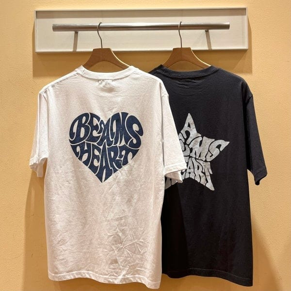 日本 BEAMS HEART 印花短袖