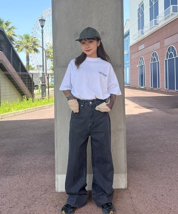 日本 BEAMS HEART 印花短袖