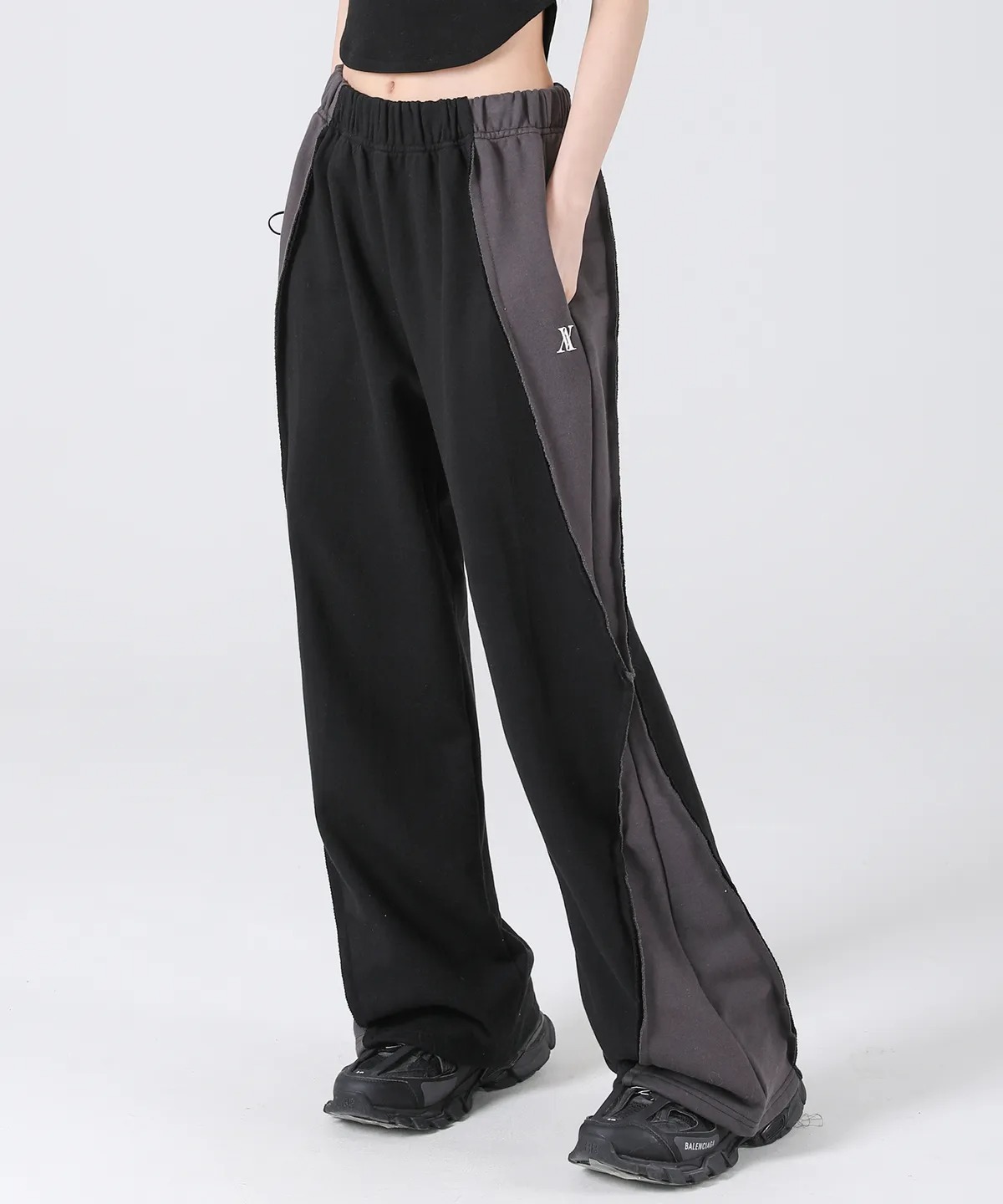 AVANDRESS Optical Side Wide Pants