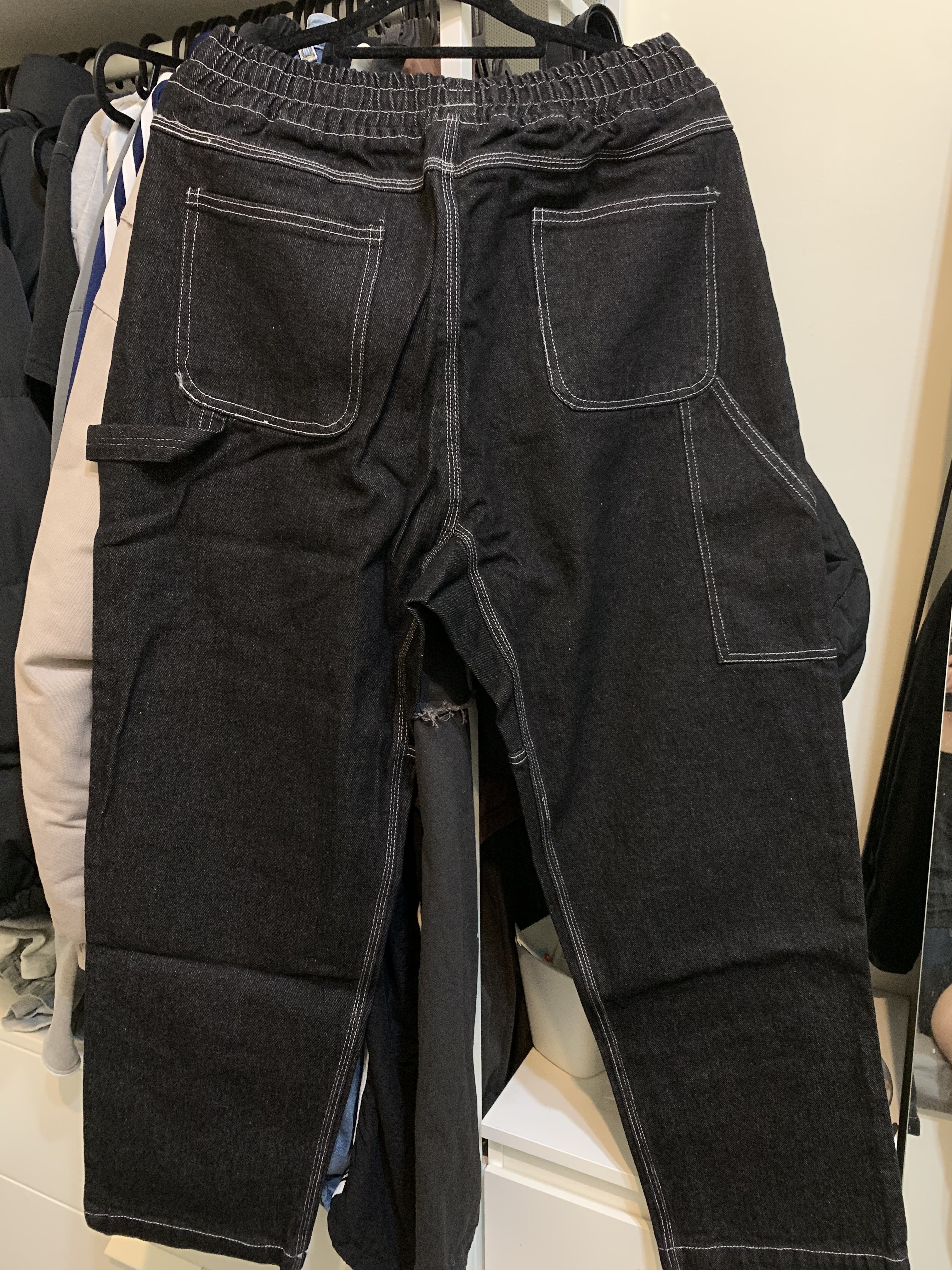 插畫家 直筒 牛仔褲