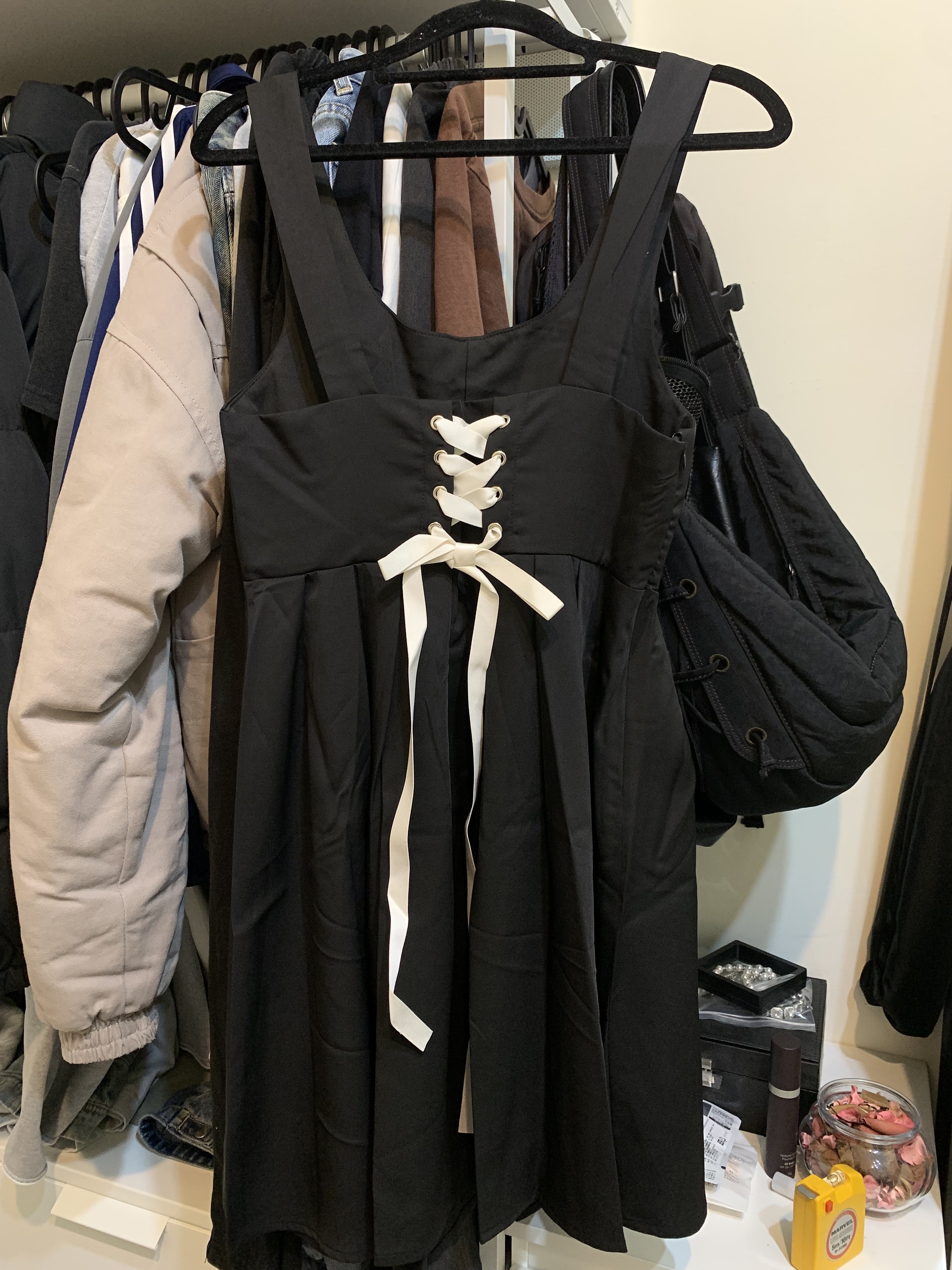 吊帶 百摺 綁帶 連身洋裝