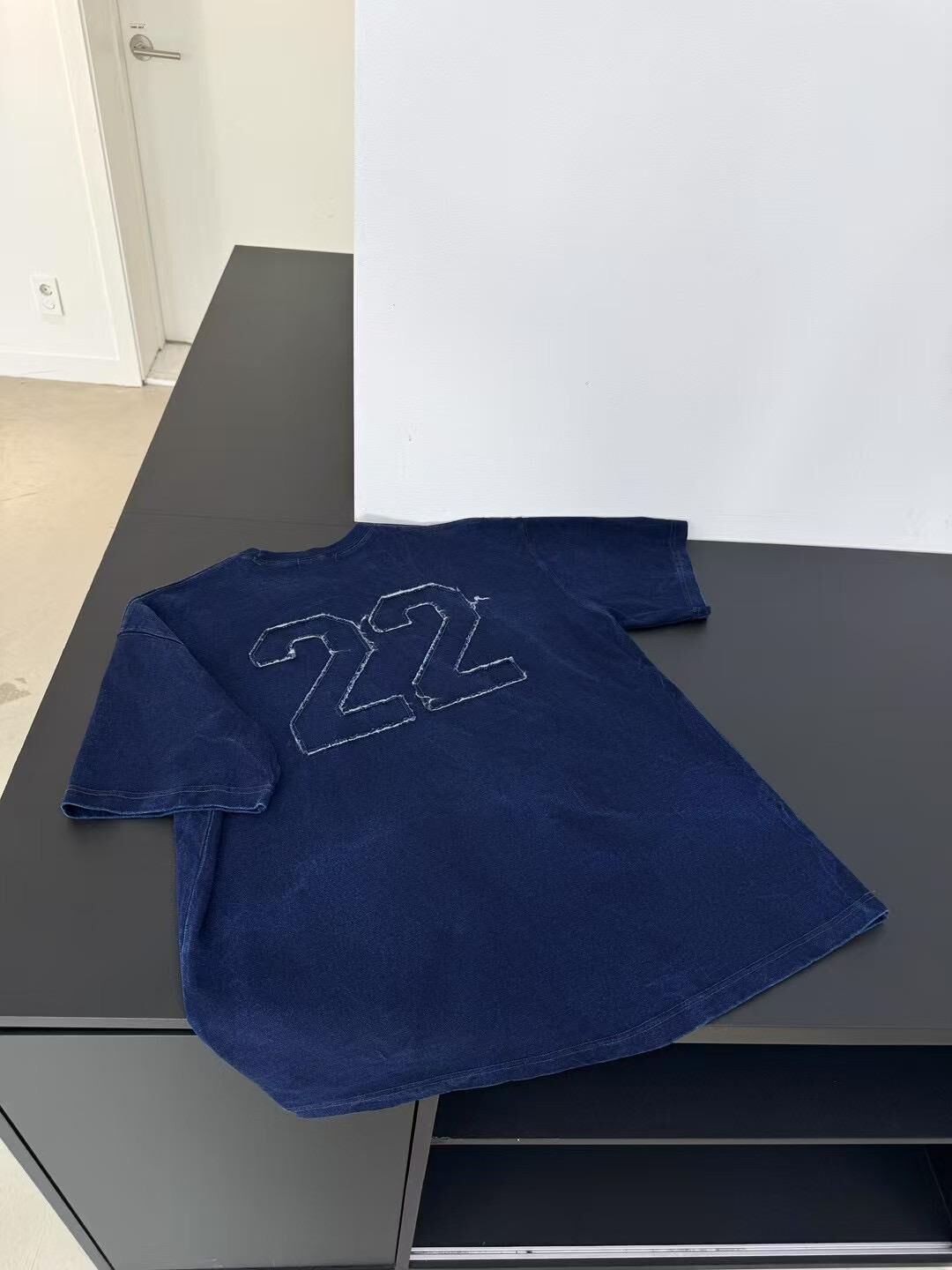 洗水數字袋口短袖Tee Seeot-056T