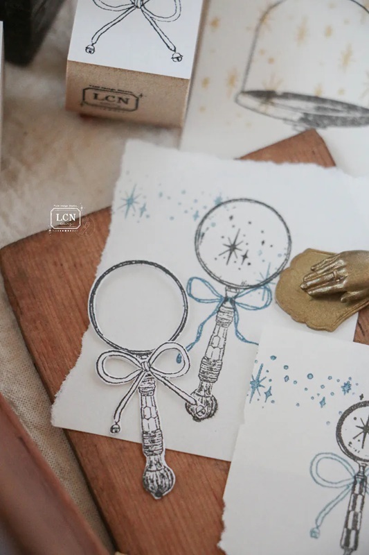 吉 LCN．放大鏡 L/S 印章組 共2款